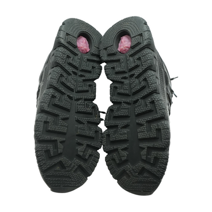 Black Trigreca Jacquard Leather Sneakers