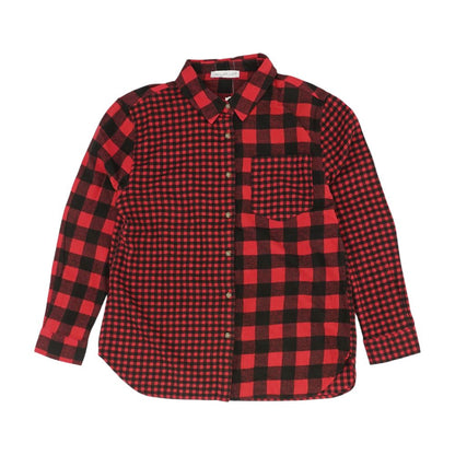 Red Plaid Button Down