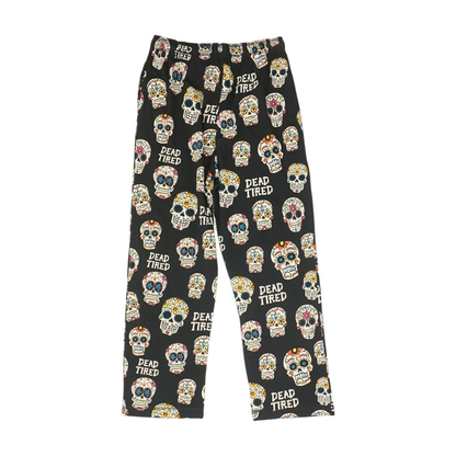 Black Print Pajama Bottom