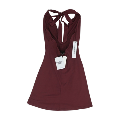 Maroon Mini Dress