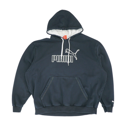Black Solid Hoodie Pullover