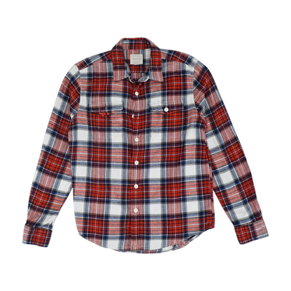 Red Plaid Flannel Button Down