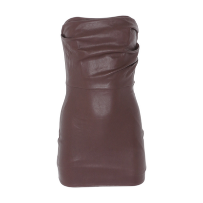 Brown Mini Dress