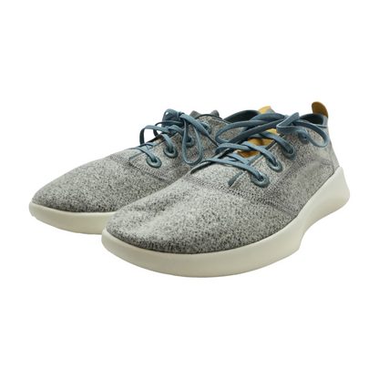 Gray Lace-Up Casual Shoes