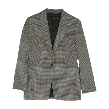 Beige Check Blazer