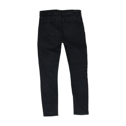 Black Solid Jeans