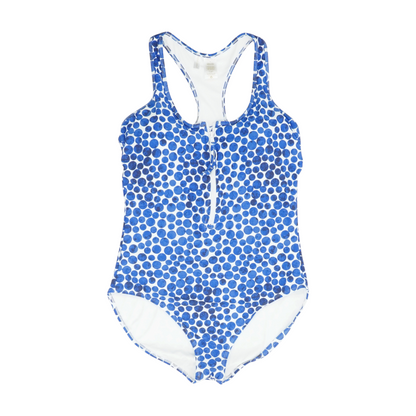 Blue Polka Dot One-Piece