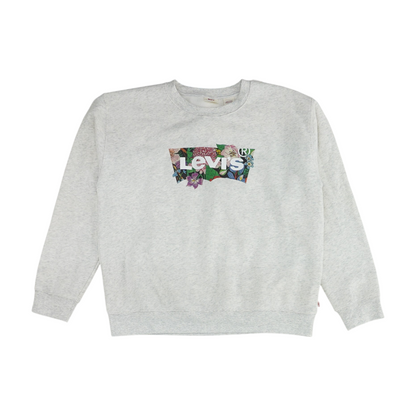 Gray Solid Sweatshirt Pullover