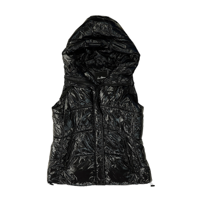 Black Solid Active Vest