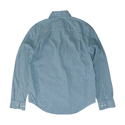 Blue Check Long Sleeve Button Down