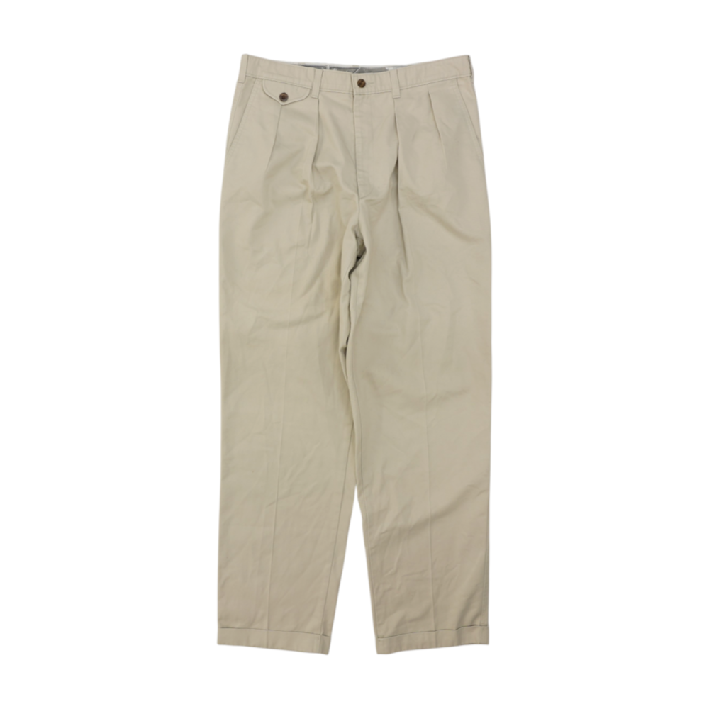 Beige Regular Pants