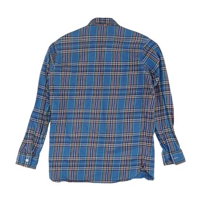 Blue Plaid Flannel Button Down