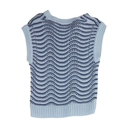 Blue Print Blouse