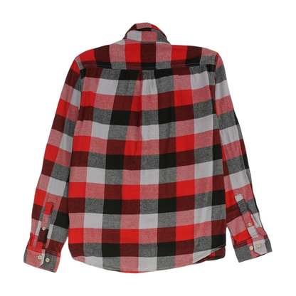Red Plaid Flannel Button Down