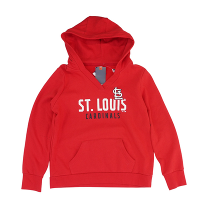 Red St. Louis Cardinals Solid Hoodie Pullover