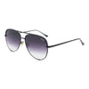 Gray High Key Aviator Sunglasses