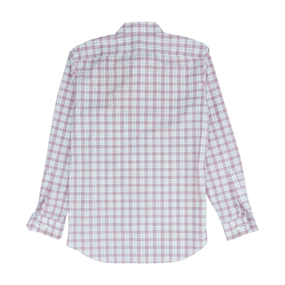 Red Check Long Sleeve Button Down