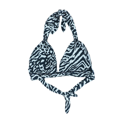Beige Animal Print Swim Top
