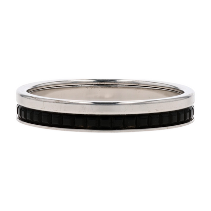 18K White Gold Band Ring