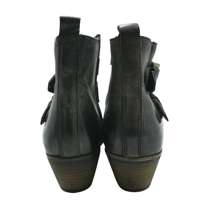 Gray Ankle Boots