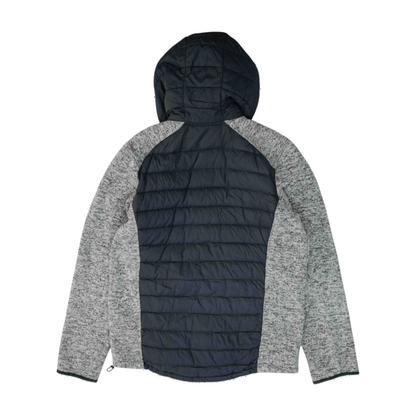 Gray Color Block Jacket