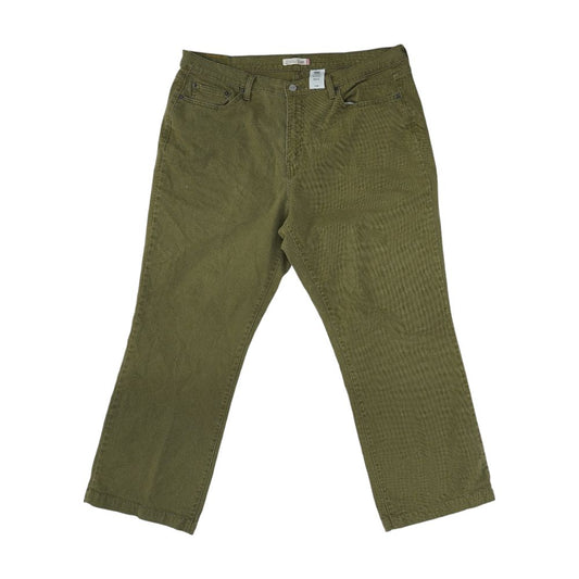 Olive High Rise Relaxed Jeans