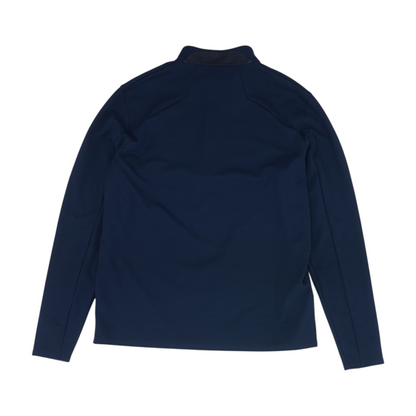 Navy Solid 1/4 Zip Pullover