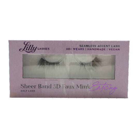 Sheer Band 3D Faux Mink Half Lash - Enticing