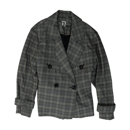 Brown Plaid Blazer