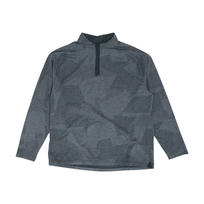Charcoal Solid 1/4 Zip Pullover