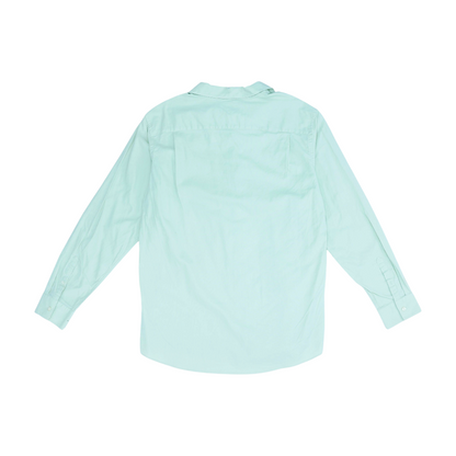Lime Solid Long Sleeve Button Down