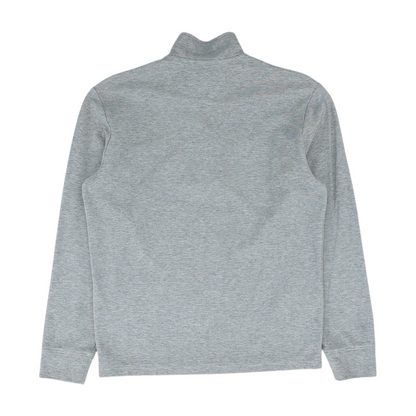 Gray High Point Panthers Striped 1/4 Zip Pullover