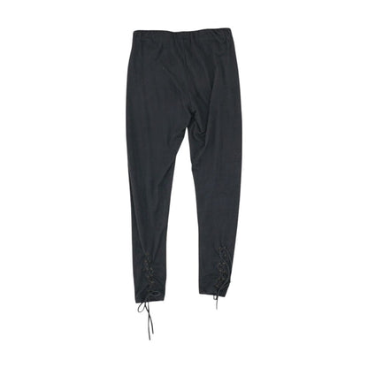 Black Solid Pants