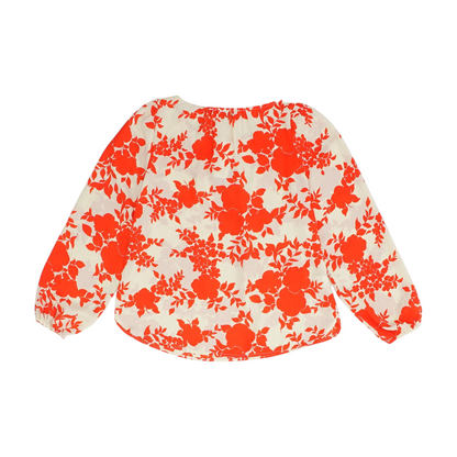 Ivory Petite Floral Blouse