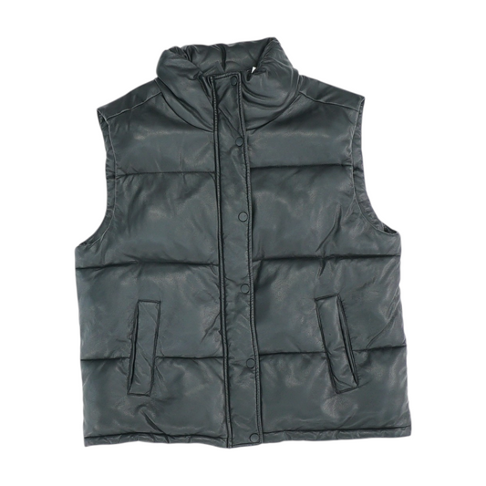Black Solid Vest