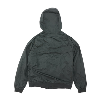 Gray Solid Rain Jacket