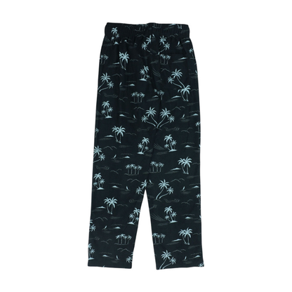 Black Abstract Pajama Bottom