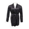 Black Solid Robe