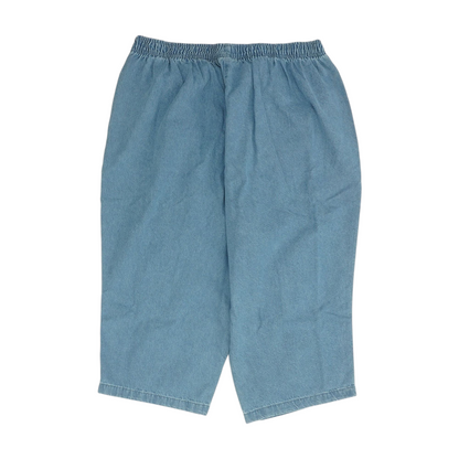 Blue Plus Size Pants