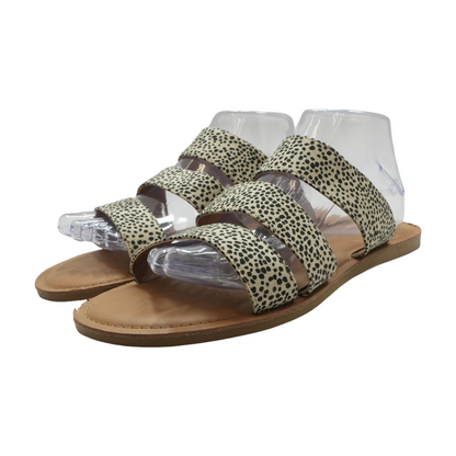 Beige Flat Sandals