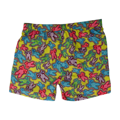 Neon Yellow Graphic Swim Bottom