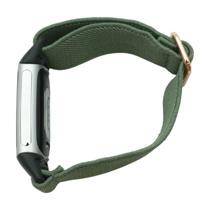 20mm Charge 6 Silver Activity Tracker Green Band One Size