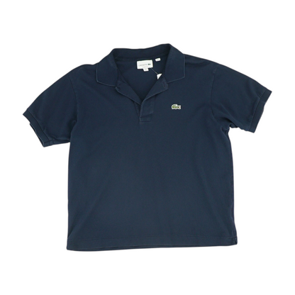 Navy Solid Short Sleeve Polo