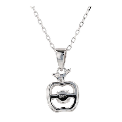 Sterling Silver Cubic Zirconia Pendant Necklace