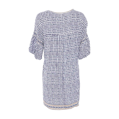 White Polka Dot Mini Dress