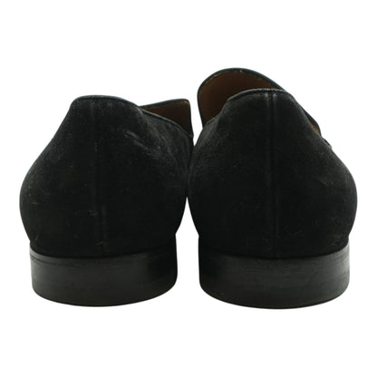 Black Milkylion Studded Venetian Loafers