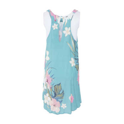 Green Floral Mini Dress