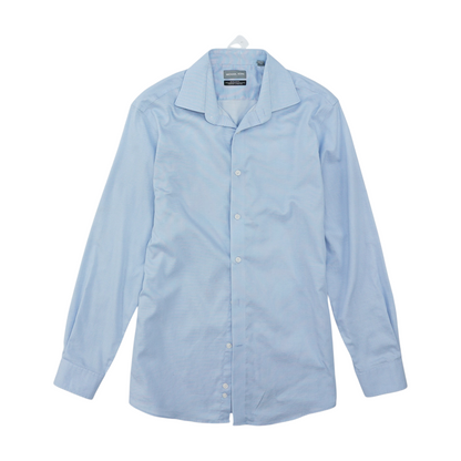 Blue Striped Long Sleeve Button Down