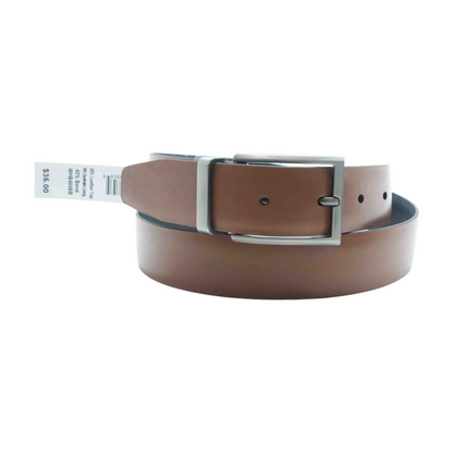 Black Reversible Faux Leather Belt