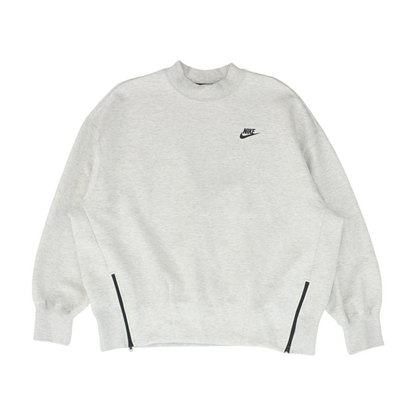 Gray Solid Sweatshirt Pullover